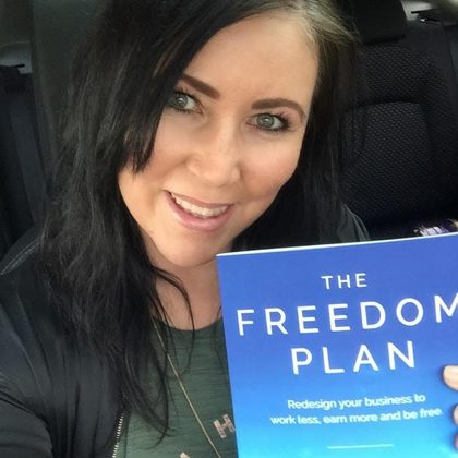 Reader holding The Freedom Plan (7)